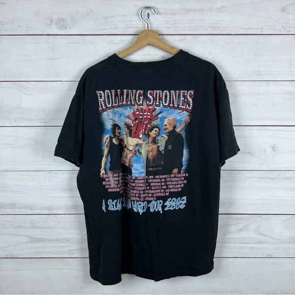 Rolling Stones Crew T Shirt 2005 Vintage 2005 Rolling Stones A